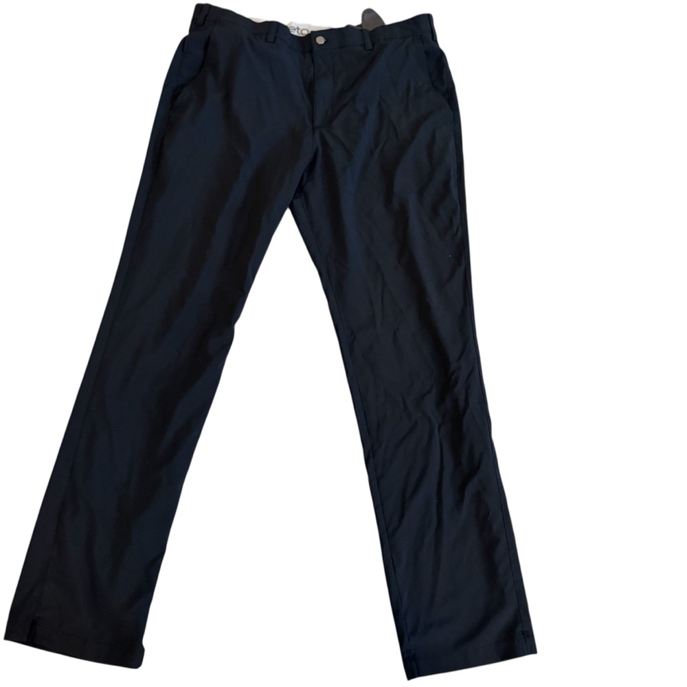 Etonic Athletic Golf Pants Black Size 40x34 Men’s Comfort Straight Leg